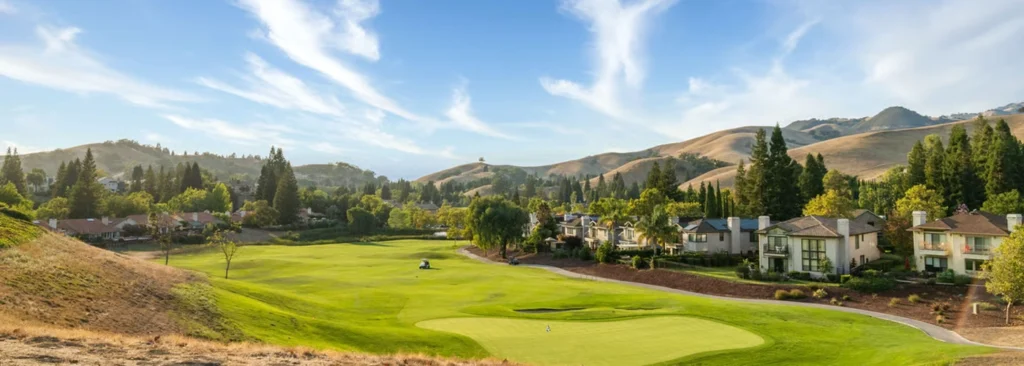 Hair transplant clinic near Blackhawk CA — scenic view of the Blackhawk community near Danville